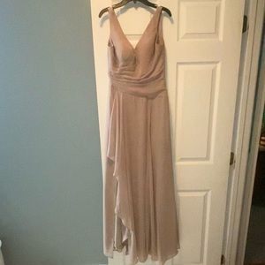 Azazie bridesmaid/formal dress size 2 in taupe